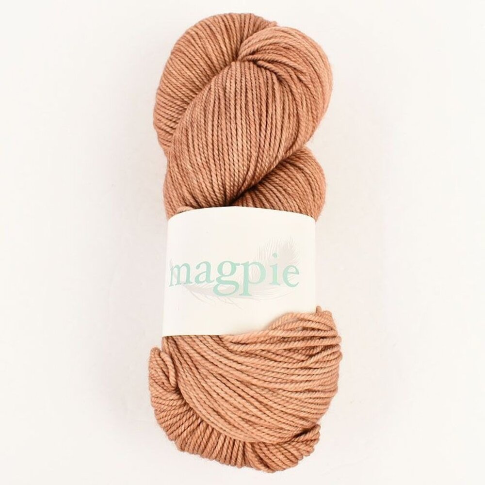 Magpie Fibers Swanky DK Yarn SW Merino Cashmere Nylon Bougie Beaver